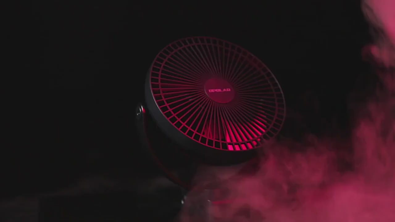 8-Inch Rechargeable Battery Operated Clip-On Air Circulating USB Fan