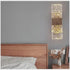 Modern Water Ripple Glass Rectangle Wall Lamp Gold 29x9cm | 41765670