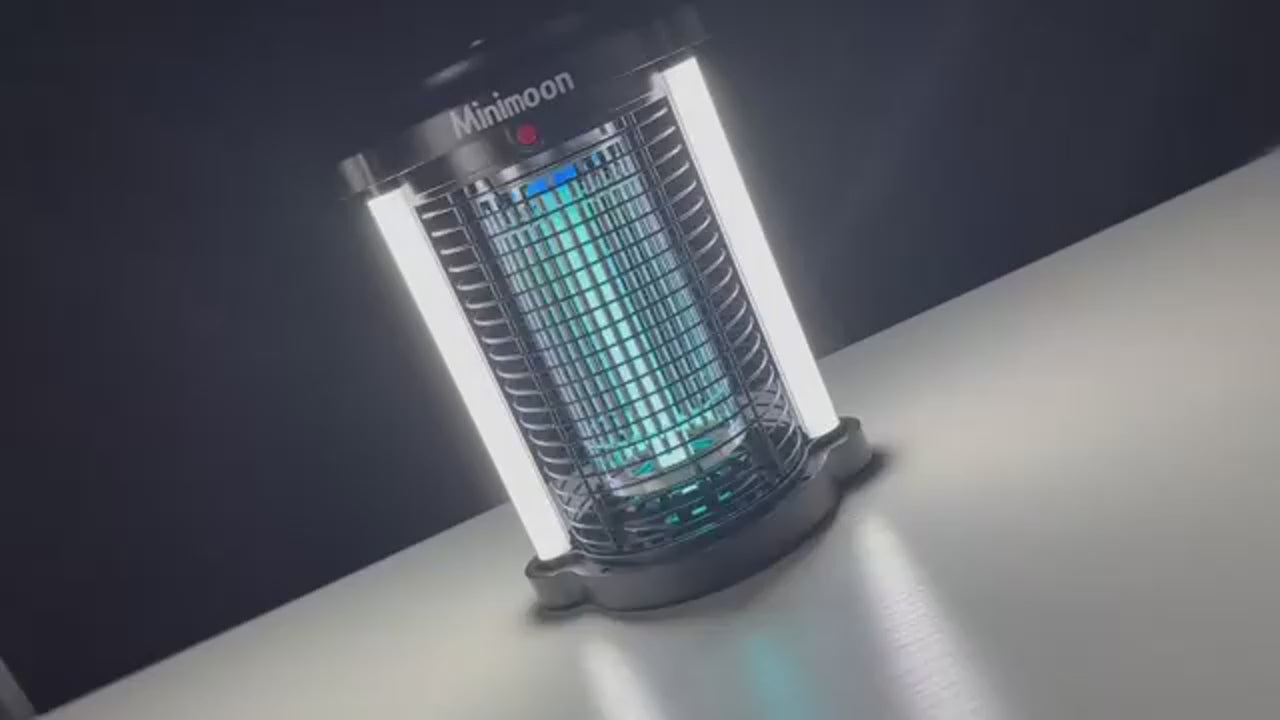Outdoor Mosquito Bug Zapper Dual LED Light 4200V Electric Fly Trap